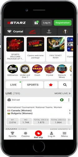 888starz Tanzania app on mobile phone